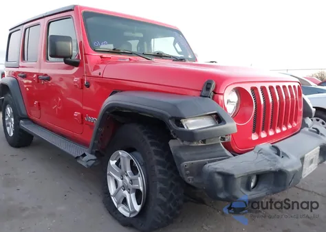 2020 Jeep Wrangler Unlimited Sport S 4X4 from USA, damaged, VIN 1C4HJXDN1LW213832